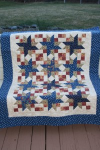 Flannel quilt for Charlotte