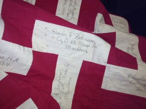 close up of signatures