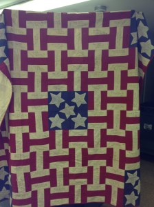 1860's Civil War Quilt made in Hopkinton, MA