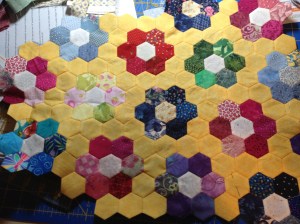 My start of my Grandmother's Flower Garden