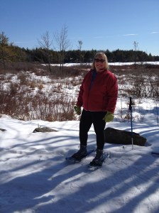 Yours truly with Snow Shoes strapped on.