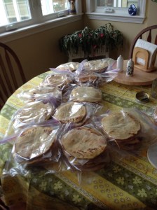 5 dozen ready to go into the freezer