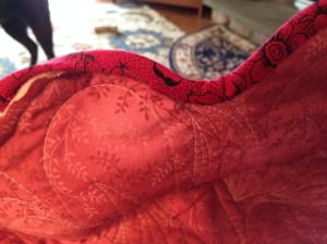 Scalloped Edge of Dresden Plate