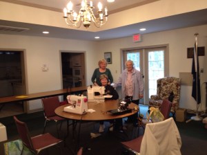 Georgette, Carol and Terry