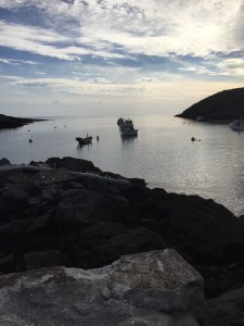 afternoon view from dock in Monhegan